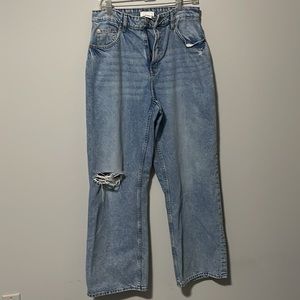90s baggy high waisted jeans